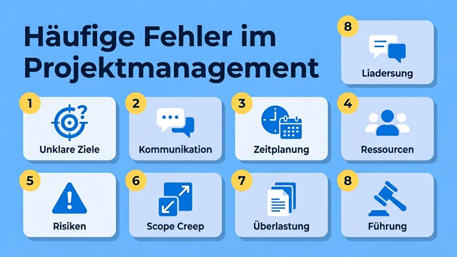 Häufige Fehler im Projektmanagement