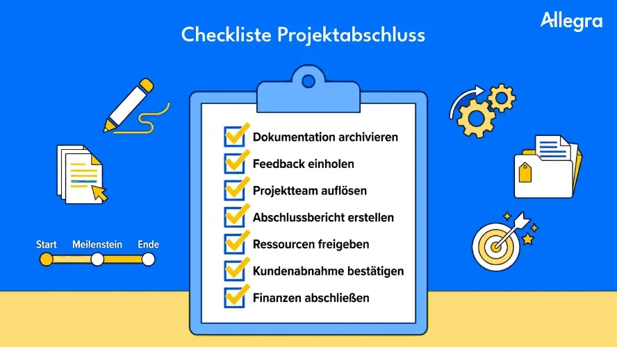 Checkliste für den Projektabschluss: So beenden Sie Projekte sauber