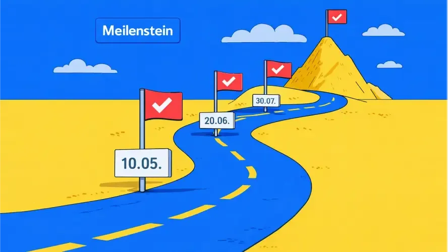 Was ist ein Meilenstein? Definition, Vorteile und Beispiele