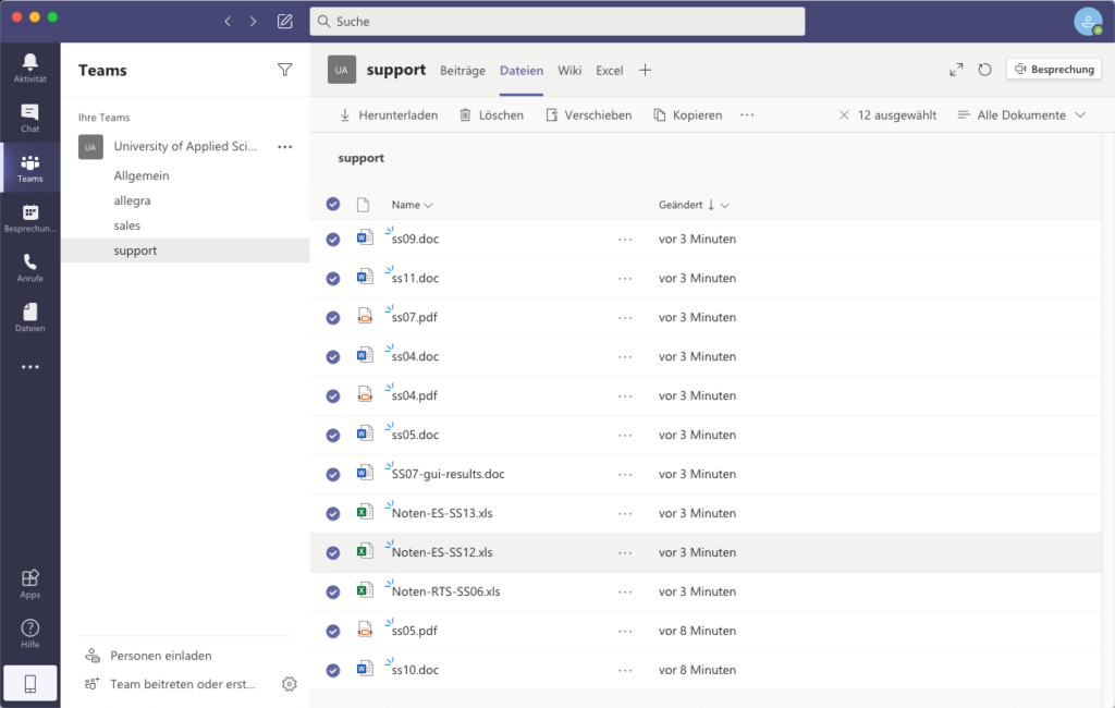 Microsoft Teams Kollaborations-Tool
