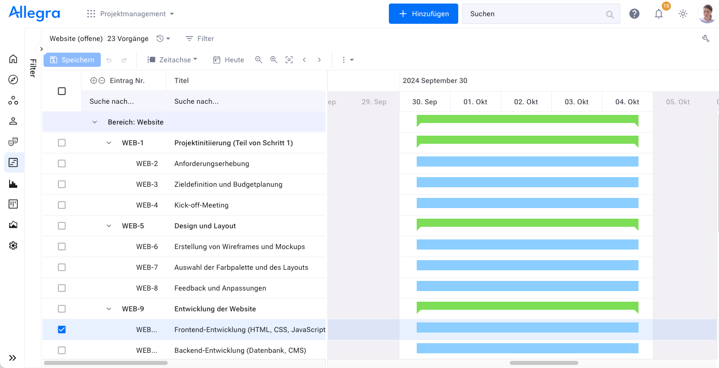 Projektplan erstellen
