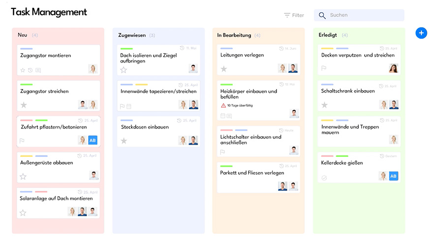 Agile boards with Kanban and Scrum