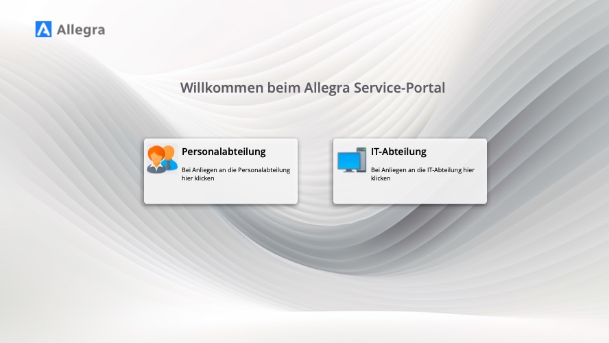 Service Desk dashboard