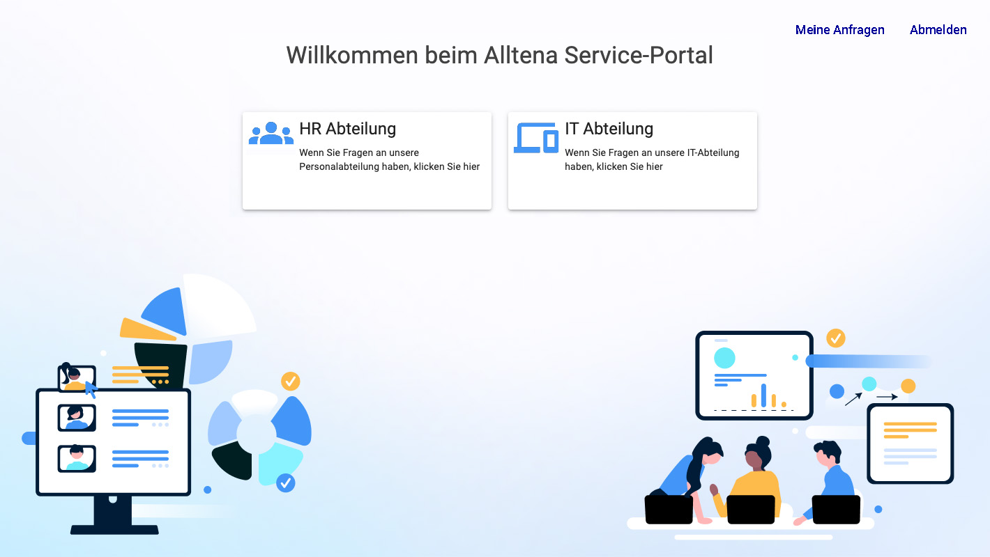 Helpdesk and ticket system with Allegra